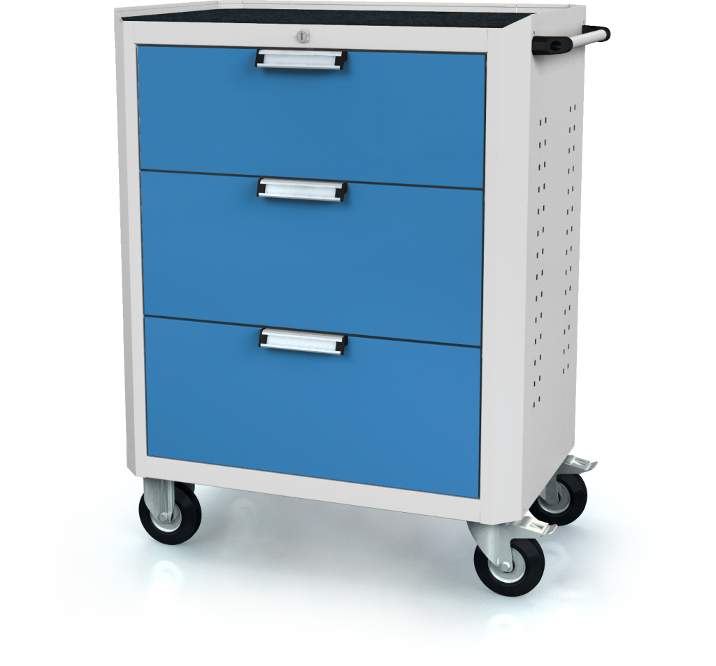 Werkstattwagen DVU 968 x 765 x 500 - standard - 3x Schubladen